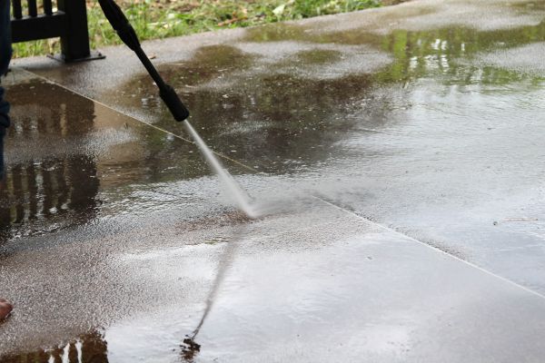 Concrete Deck Cleaning in Huntington Station